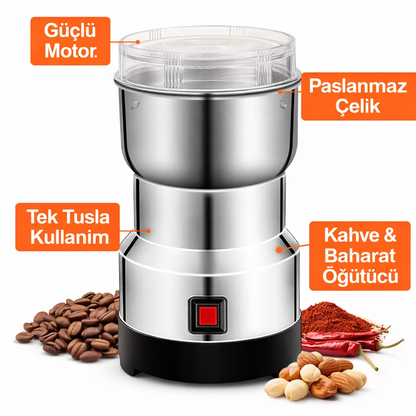 Tek Tuşlu  Elektrikli Kahve & Baharat Öğütücü